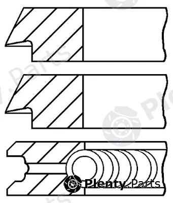 Goetze Engine 08-121700-00 — Piston Ring Kit