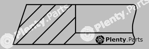 Goetze Engine 1.95mm005IFUPGOE13 — Piston Ring