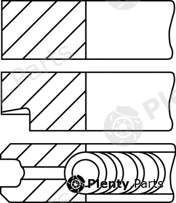 Goetze Engine 08-137606-00 — Piston Ring Kit