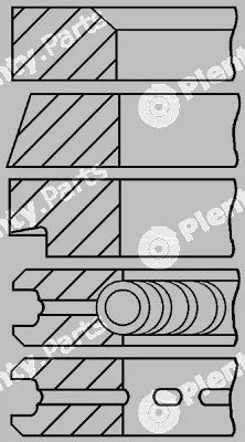 Goetze Engine 08-381111-00 — Piston Ring Kit