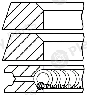 Goetze Engine 08-320600-10 — Piston Ring Kit