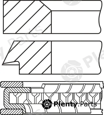 Goetze Engine 08-446007-00 — Piston Ring Kit