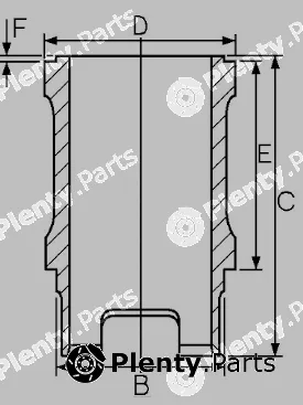 Goetze Engine SJ351391DL — Cylinder Sleeve