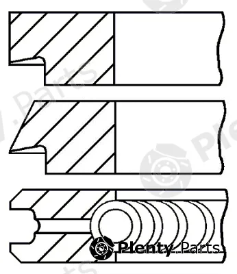 Goetze Engine 08-145300-00 — Piston Ring Kit