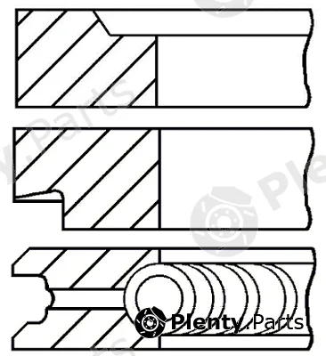 Goetze Engine 08-107100-00 — Piston Ring Kit