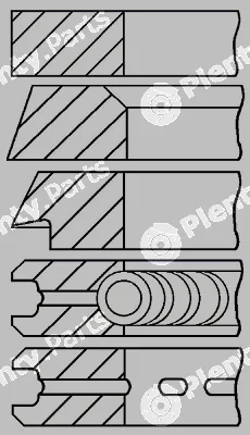 Goetze Engine 08-179000-10 — Piston Ring Kit