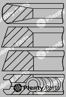 Goetze Engine 08-132100-10 — Piston Ring Kit