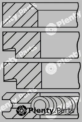 Goetze Engine 08-396300-10 — Piston Ring Kit