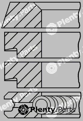 Goetze Engine 08-176300-00 — Piston Ring Kit