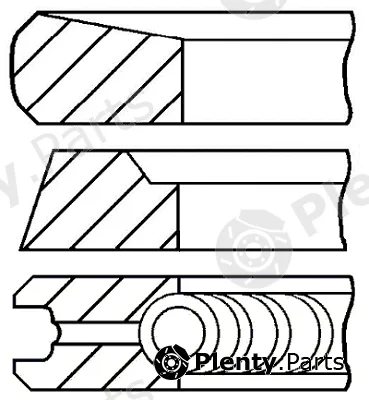 Goetze Engine 08-436100-00 — Piston Ring Kit