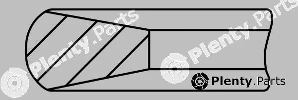 Goetze Engine 2.50mm008CRPGOE13 — Piston Ring