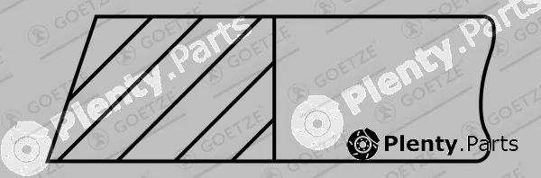 Goetze Engine 3.0mm005CRF14 — Piston Ring