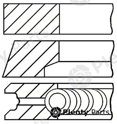 Goetze Engine 08-138800-00 — Piston Ring Kit