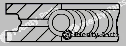 Goetze Engine 5.0mm230PGOE13 — Piston Ring