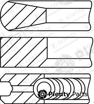 Goetze Engine 08-152900-10 — Piston Ring Kit