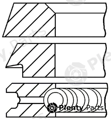 Goetze Engine 08-320000-10 — Piston Ring Kit