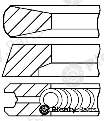 Goetze Engine 08-854700-00 — Piston Ring Kit