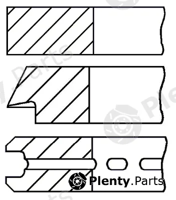 Goetze Engine 08-786100-00 — Piston Ring Kit