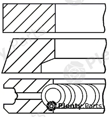 Goetze Engine 08-124800-00 — Piston Ring Kit