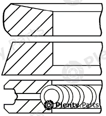 Goetze Engine 08-422000-00 — Piston Ring Kit