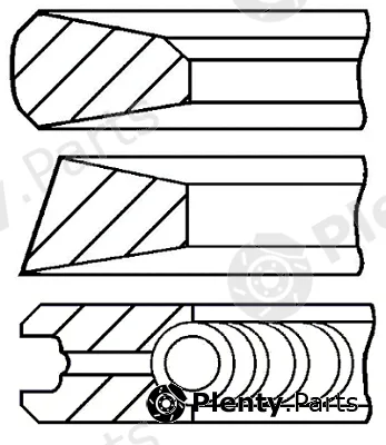 Goetze Engine 08-138700-00 — Piston Ring Kit