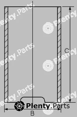 Goetze Engine 14-010830-00 — Cylinder Sleeve