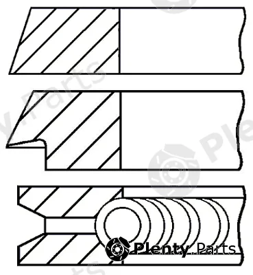 Goetze Engine 08-115700-00 — Piston Ring Kit