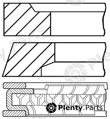 Goetze Engine 08-786800-00 — Piston Ring Kit