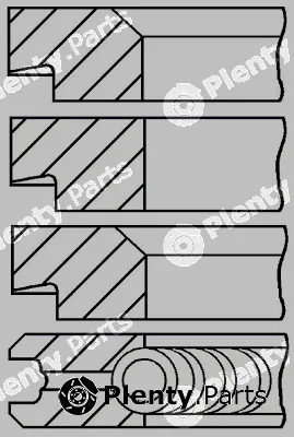 Goetze Engine 08-251000-00 — Piston Ring Kit