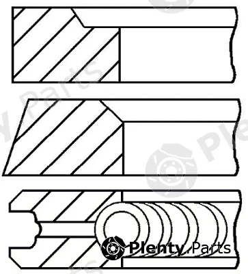 Goetze Engine 08-295100-00 — Piston Ring Kit
