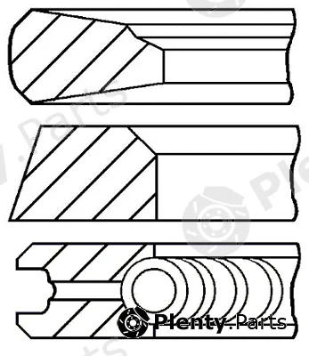 Goetze Engine 08-123800-00 — Piston Ring Kit
