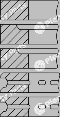 Goetze Engine 08-126300-10 — Piston Ring Kit