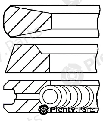 Goetze Engine 08-319000-10 — Piston Ring Kit