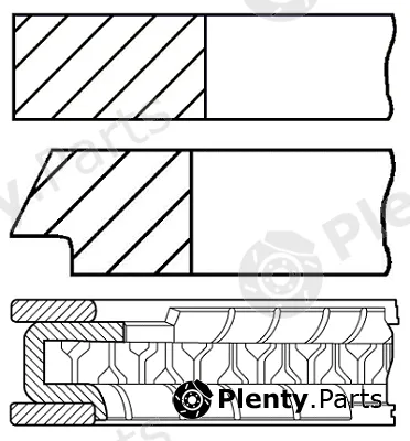 Goetze Engine 08-441000-00 — Piston Ring Kit
