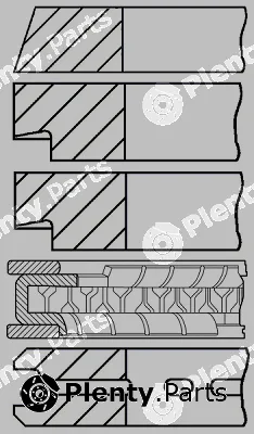 Goetze Engine 08-401000-00 — Piston Ring Kit