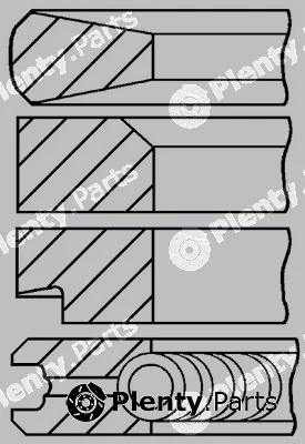 Goetze Engine 08-125800-00 — Piston Ring Kit