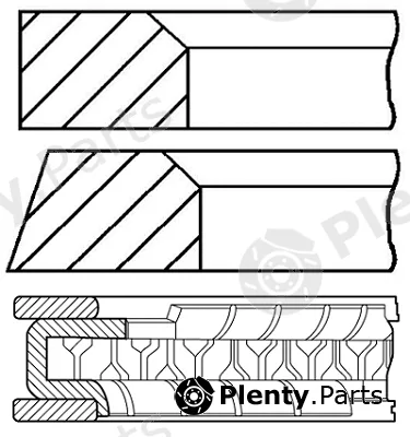 Goetze Engine 08-306800-00 — Piston Ring Kit