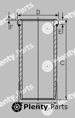 Goetze Engine 15-610060-00 — Cylinder Sleeve