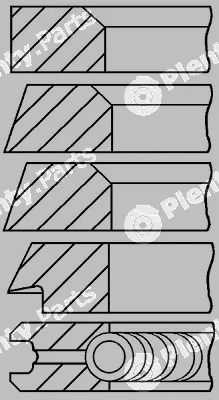 Goetze Engine 08-315200-00 — Piston Ring Kit