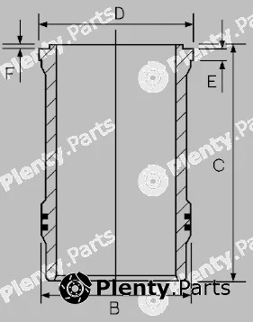 Goetze Engine 14-265960-00 — Cylinder Sleeve