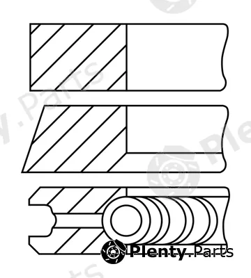 Goetze Engine 08-452100-00 — Piston Ring Kit