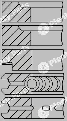 Goetze Engine 08-317200-00 — Piston Ring Kit