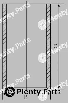 Goetze Engine 14-015590-00 — Cylinder Sleeve