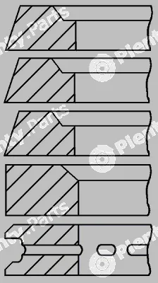 Goetze Engine 08-990805-00 — Piston Ring Kit