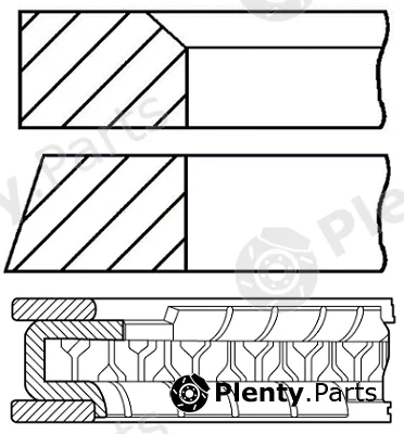 Goetze Engine 08-447200-00 — Piston Ring Kit