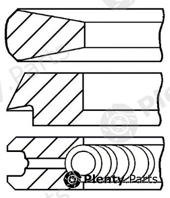 Goetze Engine 08-431100-00 — Piston Ring Kit