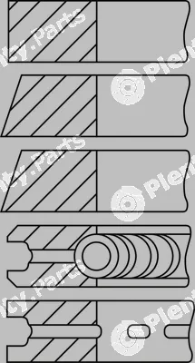 Goetze Engine 08-273800-00 — Piston Ring Kit