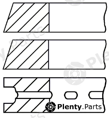 Goetze Engine 08-525400-00 — Piston Ring Kit