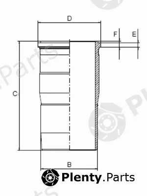 Goetze Engine 14-451190-00 — Cylinder Sleeve