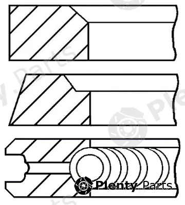 Goetze Engine 08-849000-00 — Piston Ring Kit